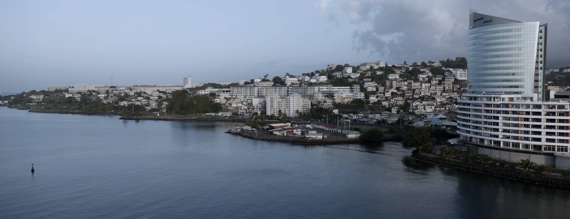 La baie de Fort-de-France.